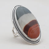 Dendritic Opal Silver Rings