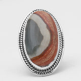 Dendritic Opal Silver Rings