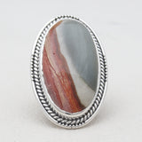 Dendritic Opal Silver Rings