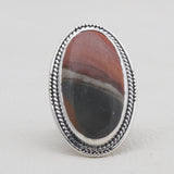 Dendritic Opal Silver Rings