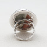 Dendritic Opal Silver Rings