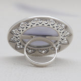 Turquoise Spiny Oyster Silver Rings