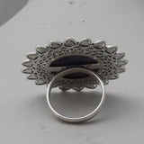 Purple Charoite 925 Sterling Silver Ring