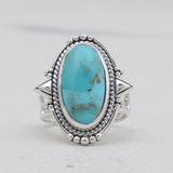 925 Sterling Silver Peanut Wood Jasper Rings