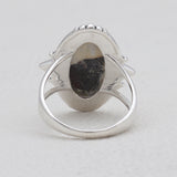925 Sterling Silver Peanut Wood Jasper Rings