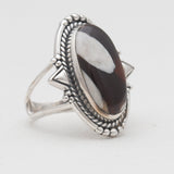 925 Sterling Silver Peanut Wood Jasper Rings