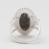 925 Sterling Silver Peanut Wood Jasper Rings