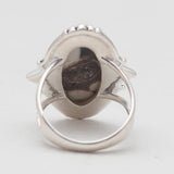 925 Sterling Silver Peanut Wood Jasper Rings