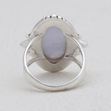 925 Sterling Silver Peanut Wood Jasper Rings