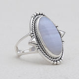 925 Sterling Silver Peanut Wood Jasper Rings