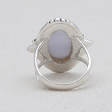 925 Sterling Silver Peanut Wood Jasper Rings