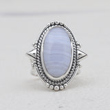925 Sterling Silver Peanut Wood Jasper Rings