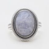 Hackmanite Silver Rings
