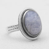 Hackmanite Silver Rings
