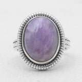 Hackmanite Silver Rings
