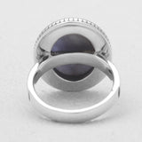 Hackmanite Silver Rings