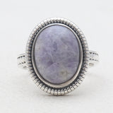 Hackmanite Silver Rings