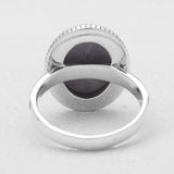 Hackmanite Silver Rings