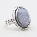 Hackmanite Silver Rings
