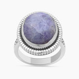 Hackmanite Silver Rings