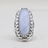 925 Sterling Silver Polychrome Jasper Rings