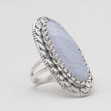 925 Sterling Silver Polychrome Jasper Rings