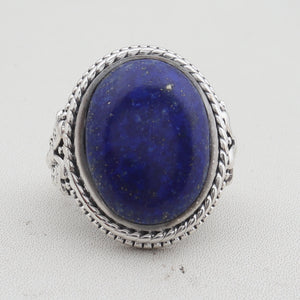 925 Sterling Silver Lapis Lazuli Ring