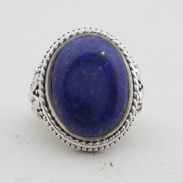 925 Sterling Silver Lapis Lazuli Ring