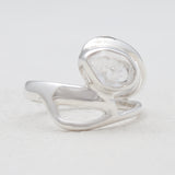 925 Sterling Silver Herkimer Quartz Rings
