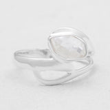 925 Sterling Silver Herkimer Quartz Rings