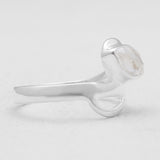 925 Sterling Silver Herkimer Quartz Rings