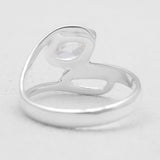 925 Sterling Silver Herkimer Quartz Rings
