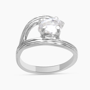 925 Sterling Silver Herkimer Quartz Rings