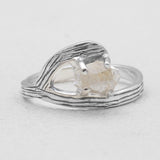925 Sterling Silver Herkimer Quartz Rings