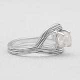 925 Sterling Silver Herkimer Quartz Rings