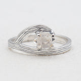 925 Sterling Silver Herkimer Quartz Rings
