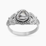 Herkimer quartz Silver Rings