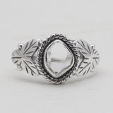 Herkimer quartz Silver Rings