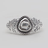 Herkimer quartz Silver Rings