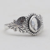 Herkimer quartz Silver Rings