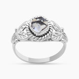 Herkimer quartz Silver Rings