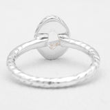 925 Silver Herkimer Quartz Rings