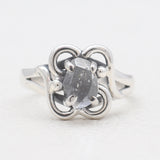 925 Sterling Silver Herkimer Quartz Ring