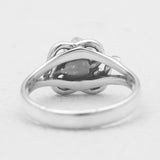 925 Sterling Silver Herkimer Quartz Ring
