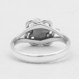 925 Sterling Silver Herkimer Quartz Ring