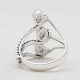 Herkimer Quartz Silver Rings
