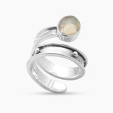 Ethiopian Opal Silver Rings