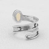 Ethiopian Opal Silver Rings