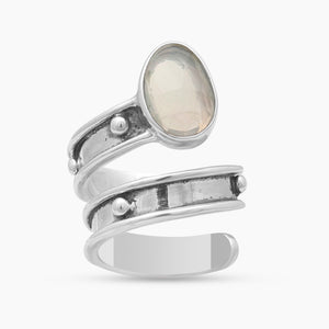 Ethiopian Opal Silver Rings