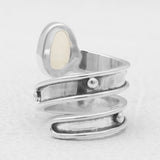 Ethiopian Opal Silver Rings
